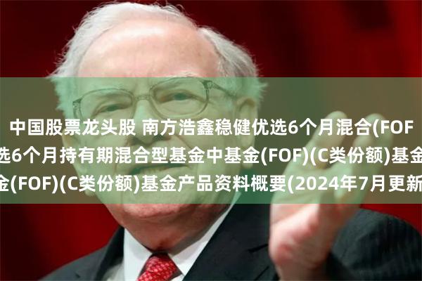 中国股票龙头股 南方浩鑫稳健优选6个月混合(FOF)C: 南方浩鑫稳健优选6个月持有期混合型基金中基金(FOF)(C类份额)基金产品资料概要(2024年7月更新)