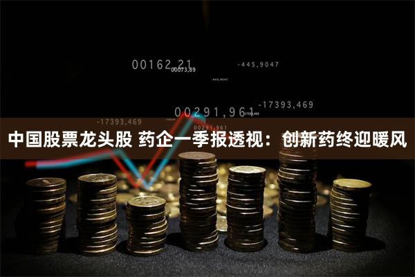 中国股票龙头股 药企一季报透视：创新药终迎暖风